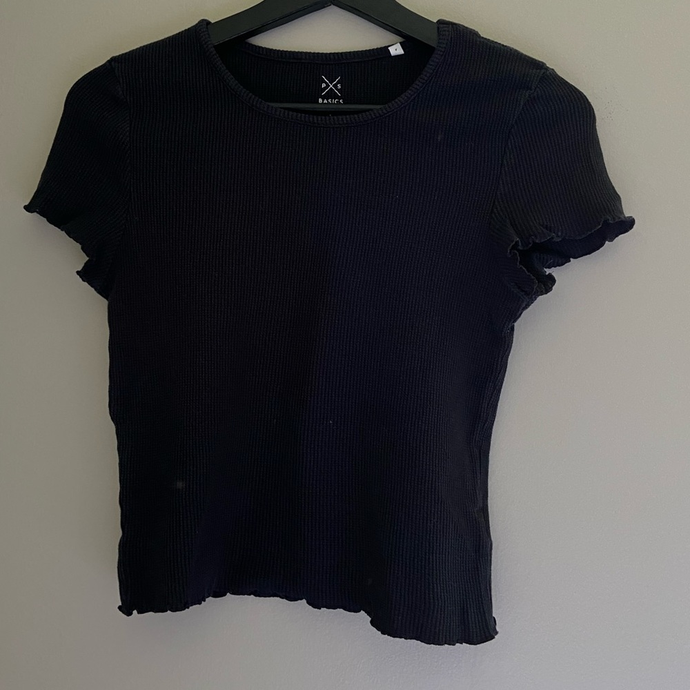 Pacsun Waffle Cropped Tee